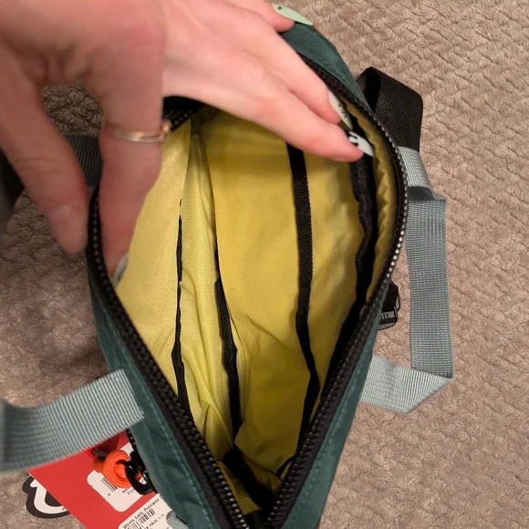 Topo Designs Mini Quick Pack Fanny Bag Belt Earth Tones Hiking Nature NWT - Picture 2 of 6